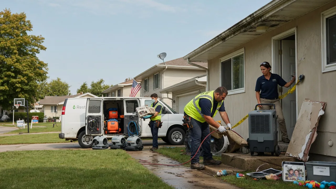 Water Damage Restoration in Fitchburg, WI near me